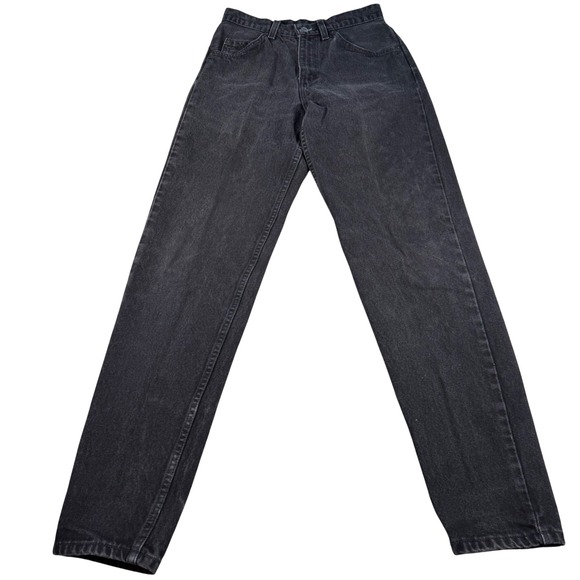 Levi's Denim - Levis 962 Jeans Women 7 Med (27 x32) Faded Black Vintage USA Orange Tab Tapered